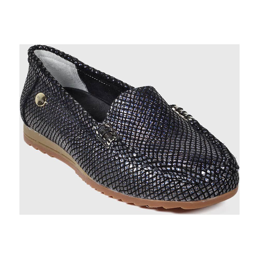 Mocas&iacute;n Cuero Ethel Negro image number 4.0