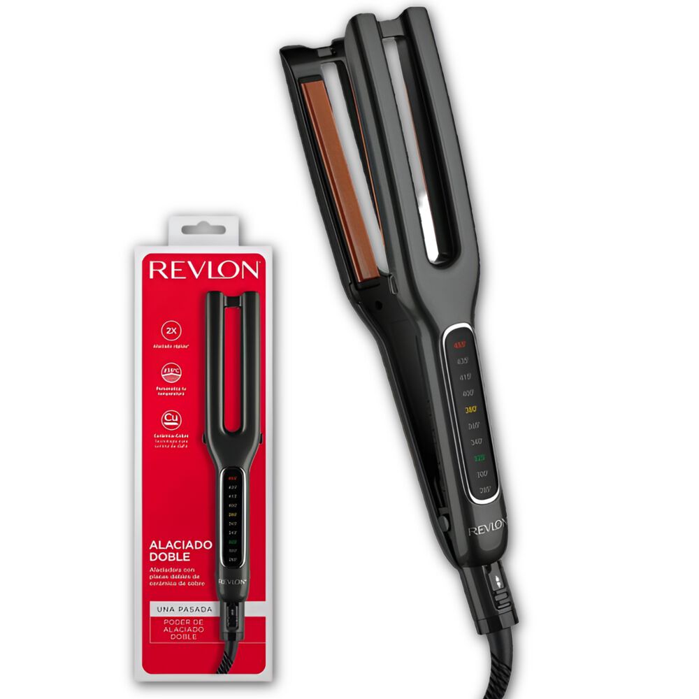 Alisador De Cabello Revlon Dual Panel Ceramic Pro 235&deg; Max image number 2.0