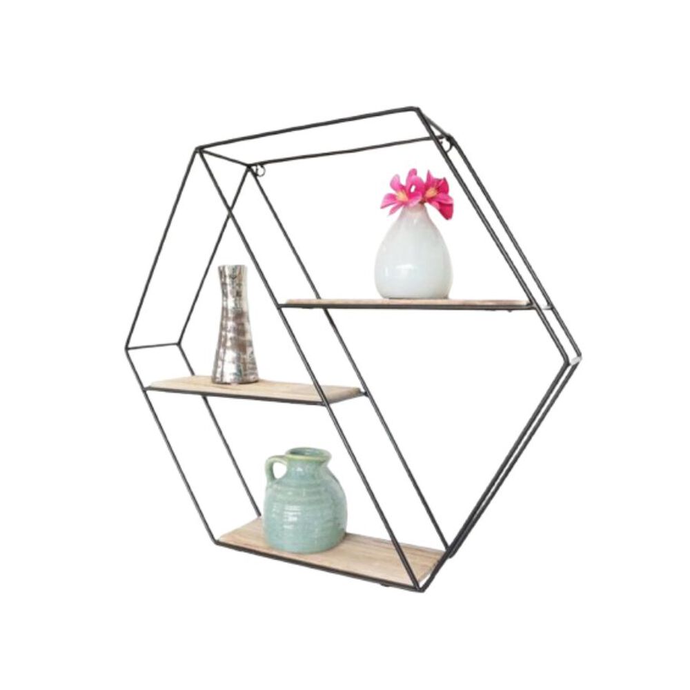 Estante Flotante De Metal Repisa De Pared image number 1.0