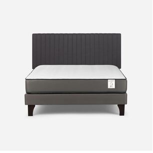 Cama Europea Rosen New Style 2 Plus / 2 Plazas / Base Normal + Respaldo
