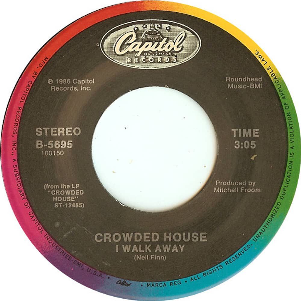 Crowded House - Something So Strong | 7" Single Vinilo Usado image number 2.0