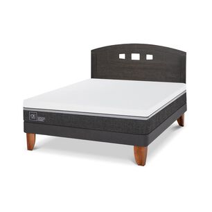 Cama Europea Cic Ortopedic Advance / 2 Plazas / Base Normal + Respaldo