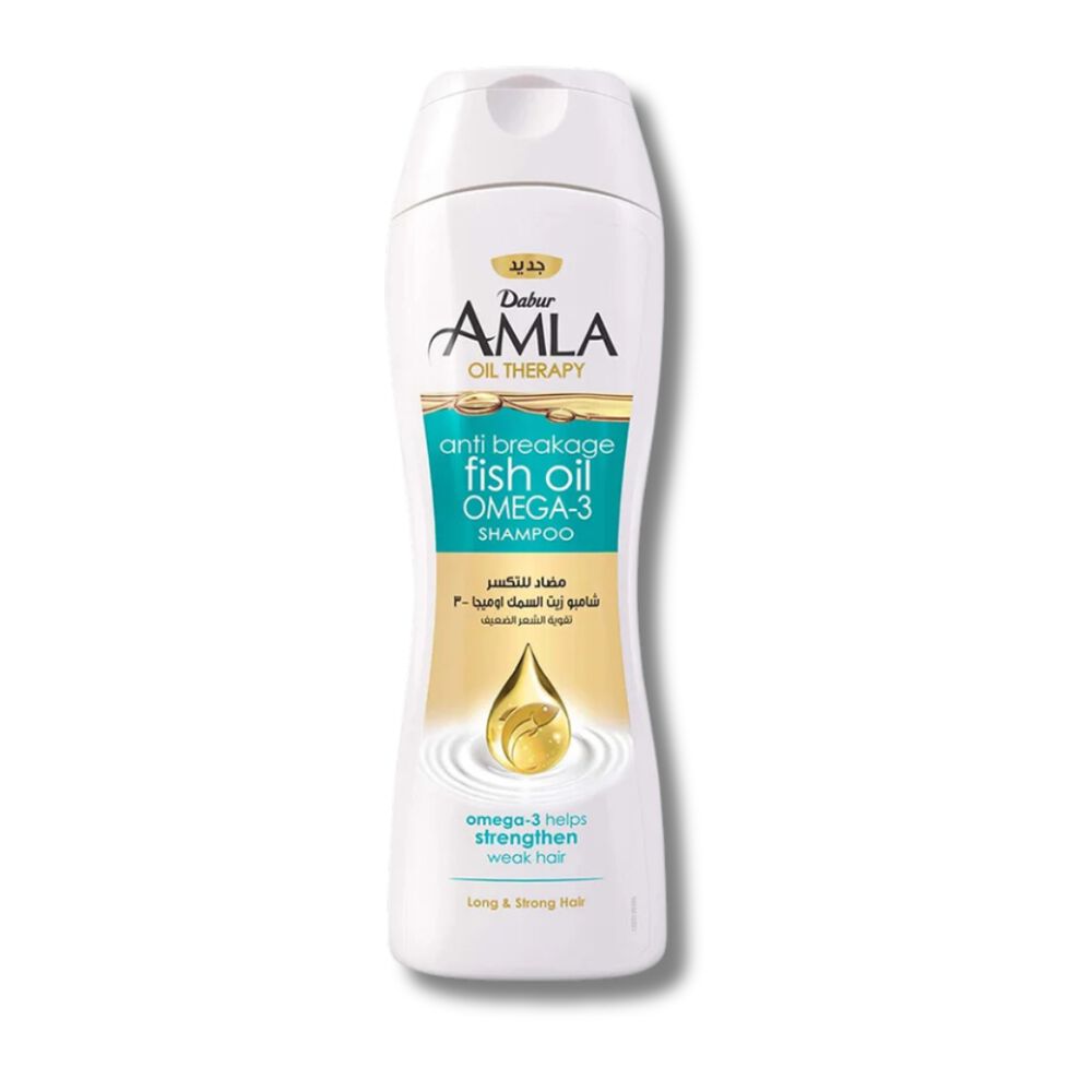 Dabur Amla Shampoo Fish Oil Omega 3 400 Ml image number 2.0