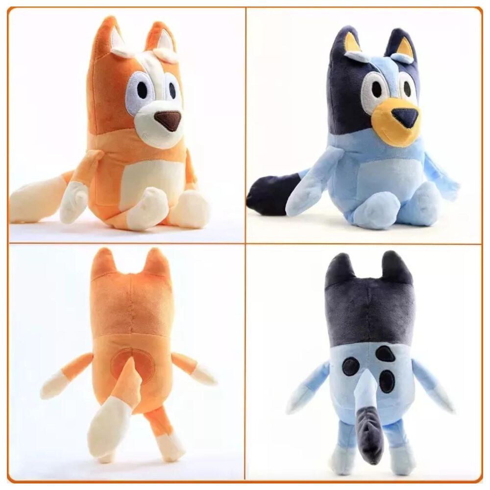 Pack 4 Peluches De 30cm Bluey Family Bingo Papa Y Mama image number 0.0