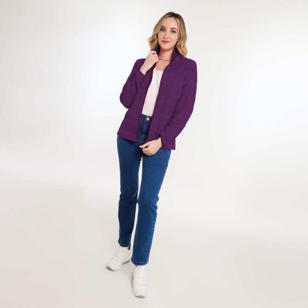 Polerón Básico Melange Cuello Redondo Mujer Geeps image number 1.0