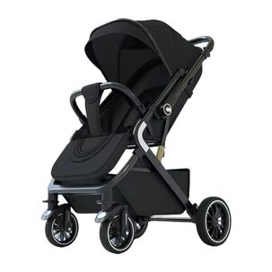 Coche De Paseo Reversible Premium Lubabycas Negro