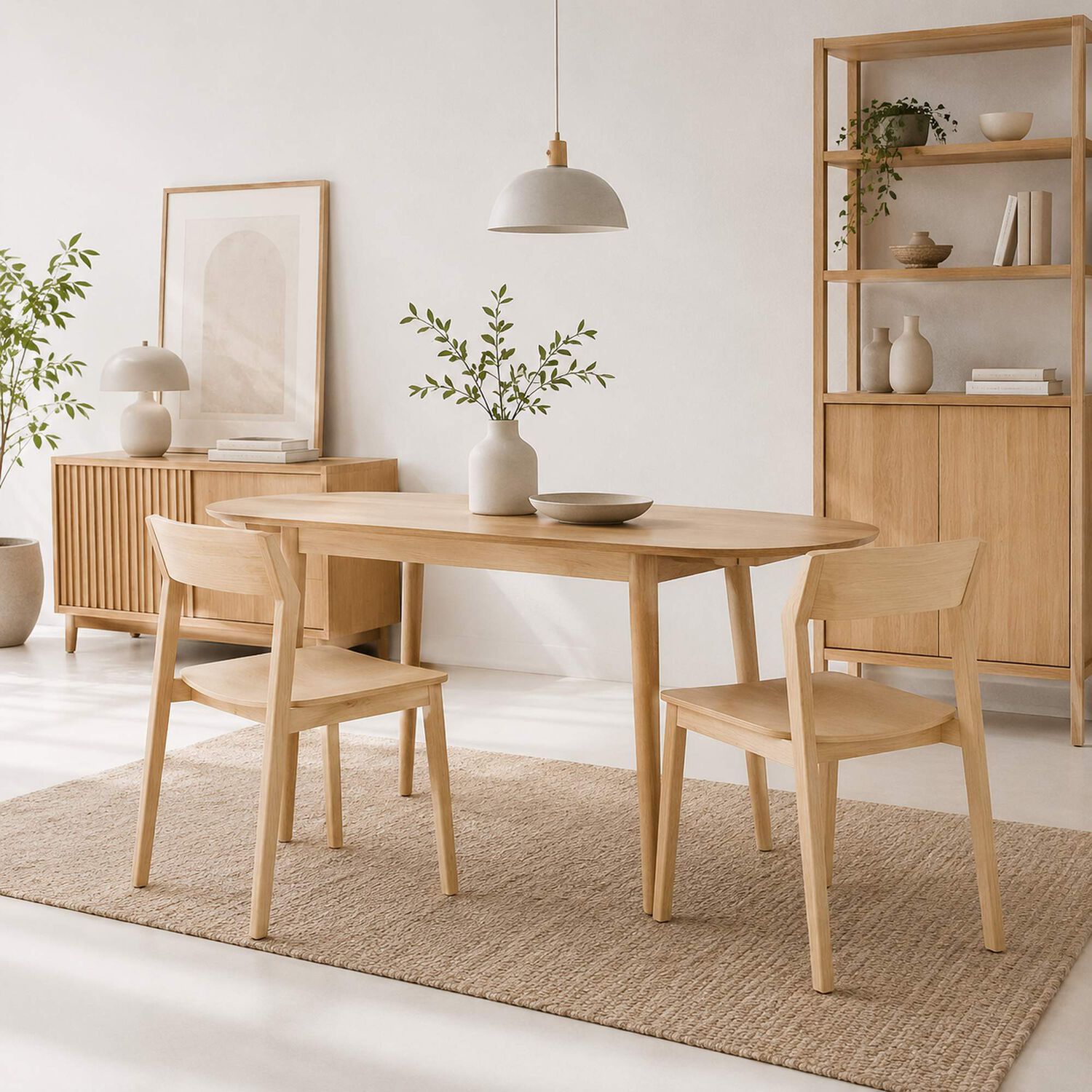 Pack De 2 Sillas De Comedor Madera Rover Viena Natural image number 2.0