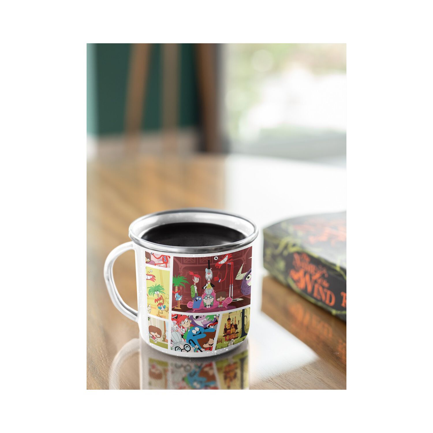 Taza Enlozada Lechera Cartoon Network Mansion Foster Amigos image number 2.0