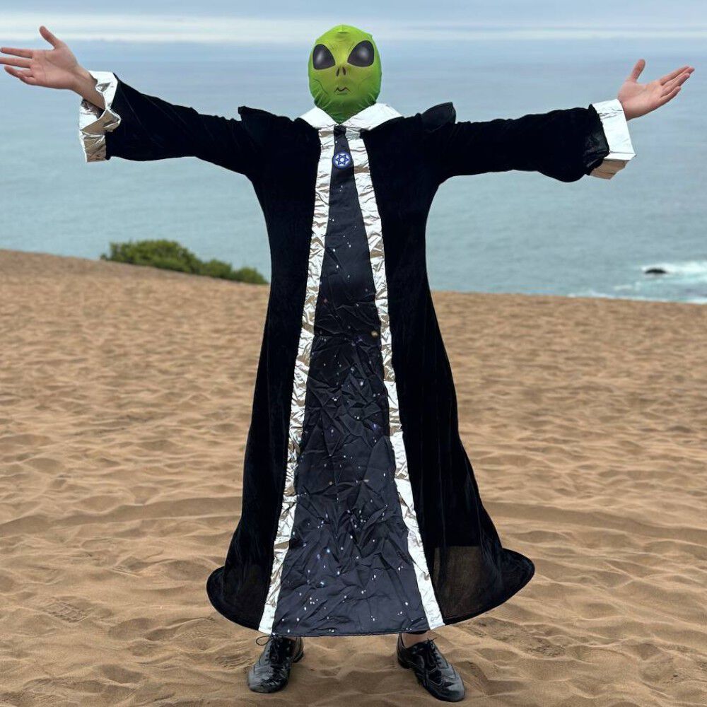 Disfraz De Extraterrestres Cosplay Stardy Verde Adulto image number 5.0