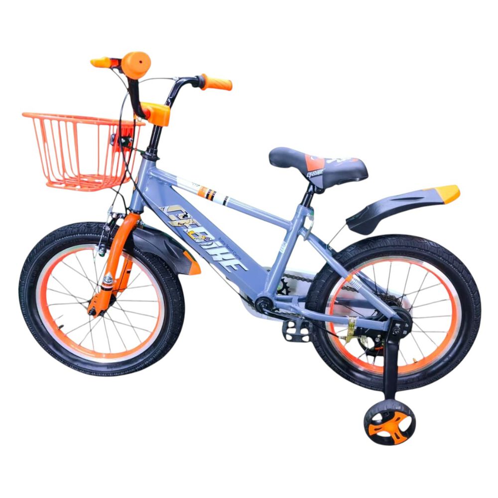 Bicicleta Aro 16 Infantil Cfbike Gris/naranjo image number 5.0