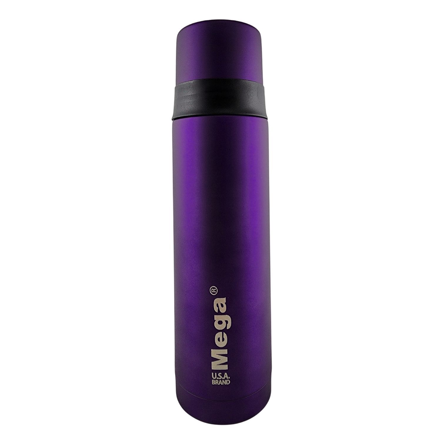 Termo Mega Slim Iv 470ml Acero Inoxidable Metalico Te Cafe Morado image number 1.0