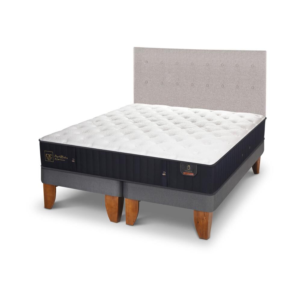 Cama Europea Cic Premium / King / Base Dividida + Respaldo image number 1.0