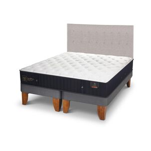 Cama Europea Cic Premium / King / Base Dividida + Respaldo