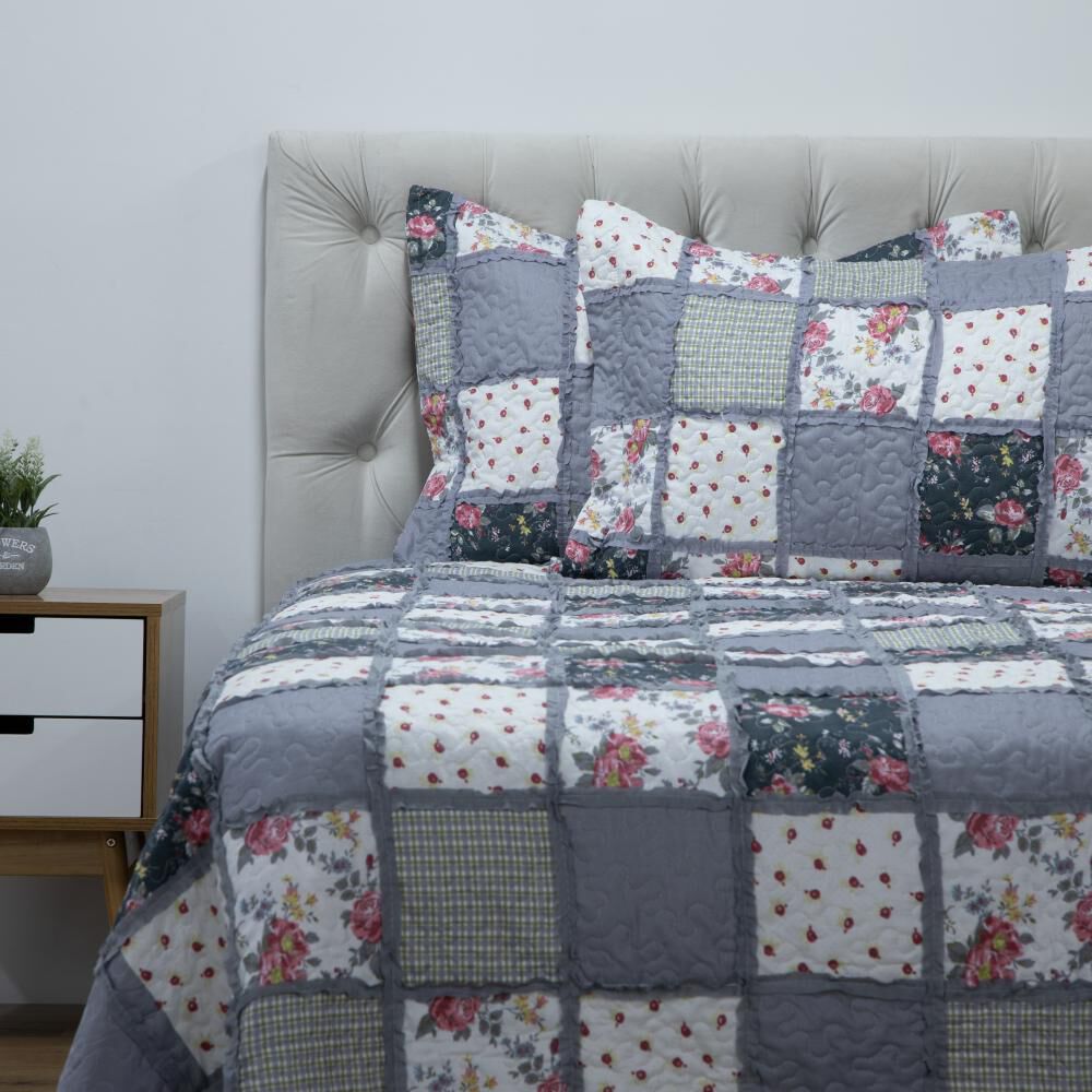 Cubrecama Belle Noite Grey / King en Oferta | Hites.com