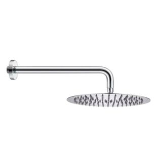 Kit Brazo De Ducha De 40cm+plato Redondo