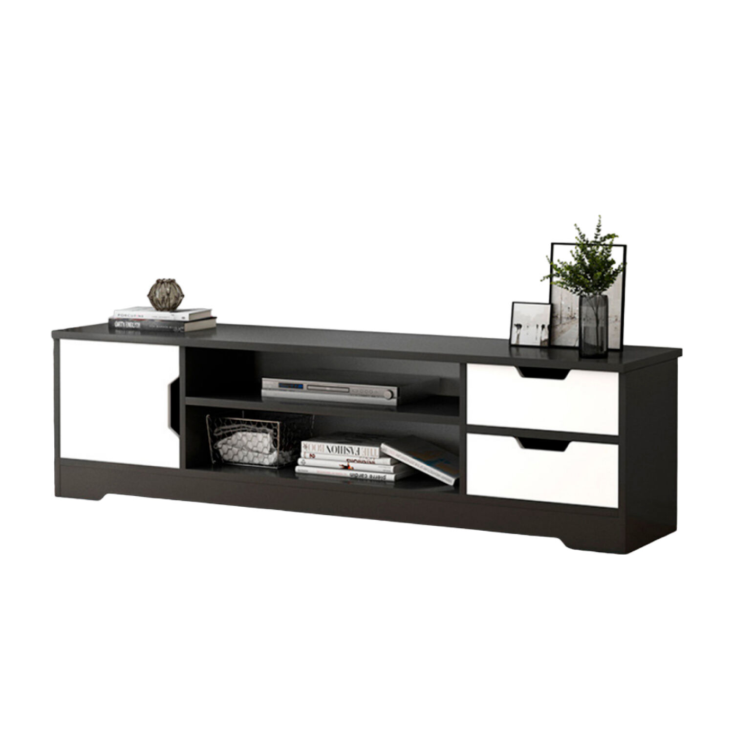 Rack De Tv O Buffet Con Cajones Night Black image number 0.0