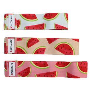 Pack 3 Hip Loop Watermelon Banda El&aacute;stica Glute Limited Edition