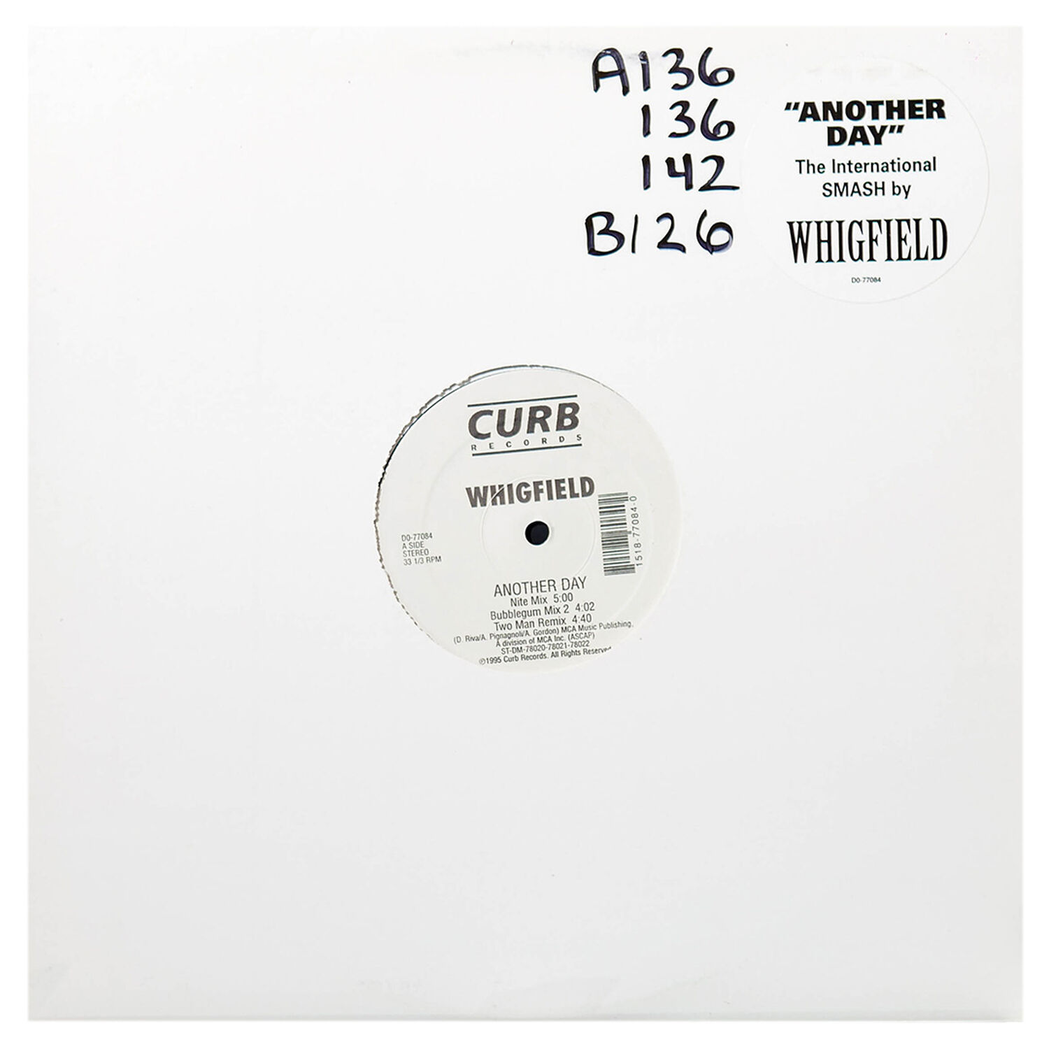 Whigfield - Another Day | 12" Maxi Single Usado image number 0.0