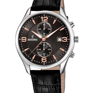 Reloj F6855/7 Festina Plateado Hombre Retro