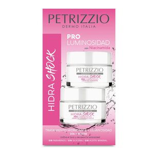 Set De Cremas D&iacute;a + Noche Hidrashock Pro Luminosidad Petrizzio