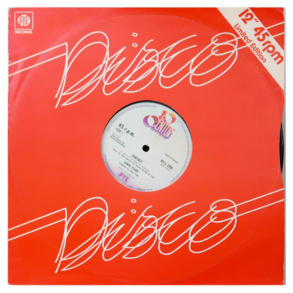 Edwin Starr - Contact | 12" Maxi Single Usado image number 0.0
