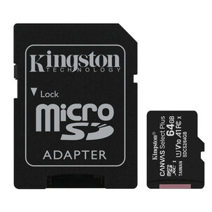 Micro Sd Kingston Select Pls 100r C10 64gb