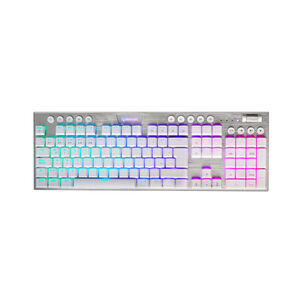 Teclado Gamer Redragon Horus Blanco K618w Sw Red Inalambrico