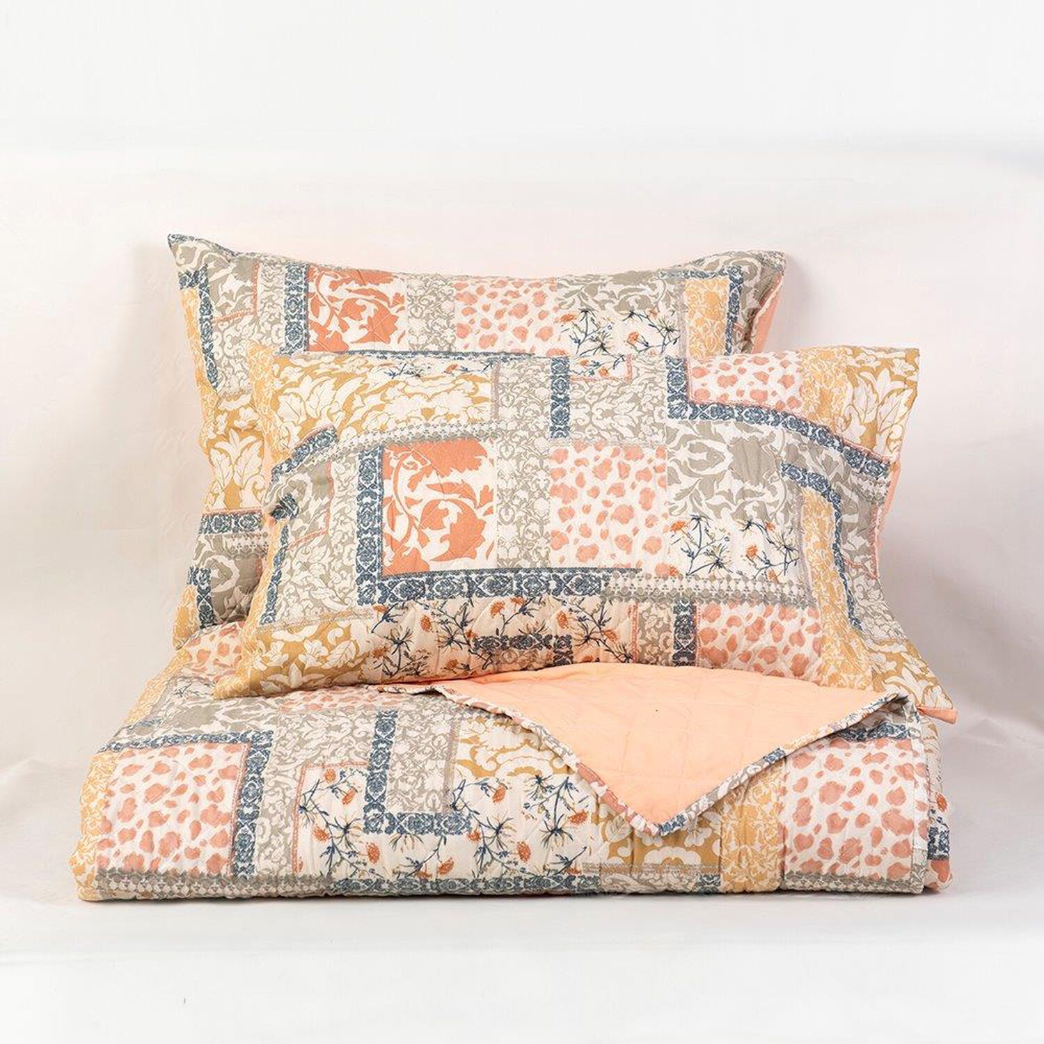 Cubrecama Quilt Cosido Patchwork 1.5 Plazas Gales image number 3.0