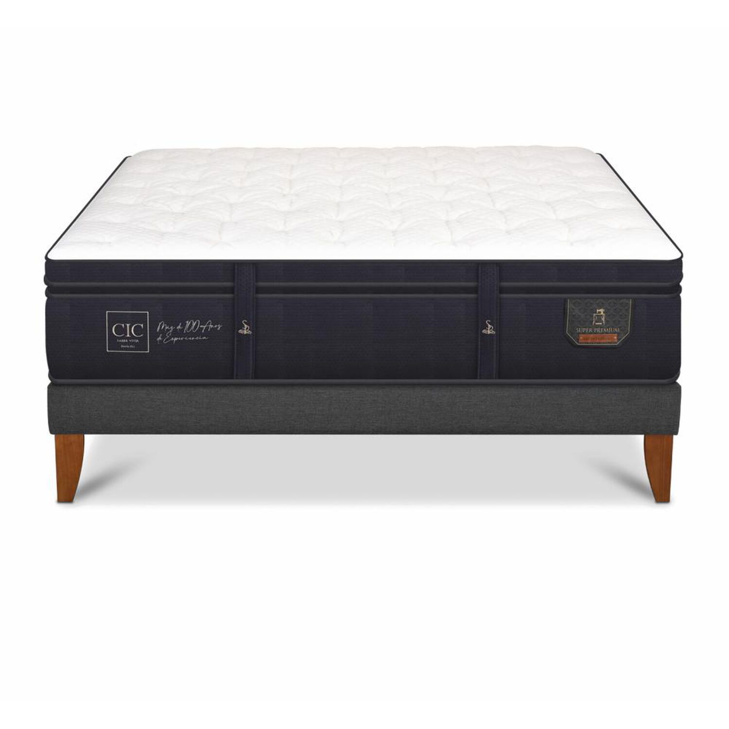 Cama Europea Cic Ce Box Super Premium / Super King / Base Normal image number 0.0