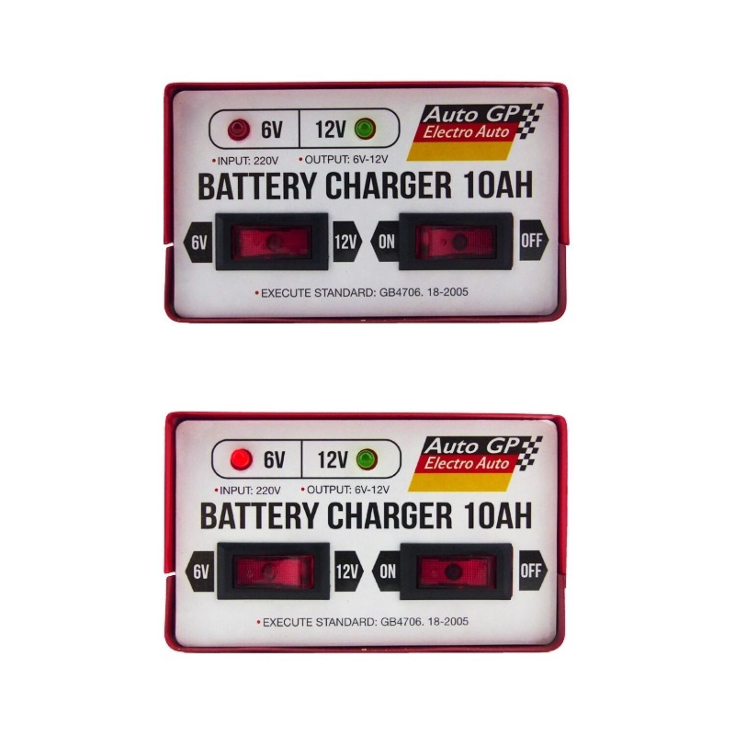 Cargador De Bateria 10 Amp Autogp 6-12 Volt Alta Calidad En Caja image number 2.0