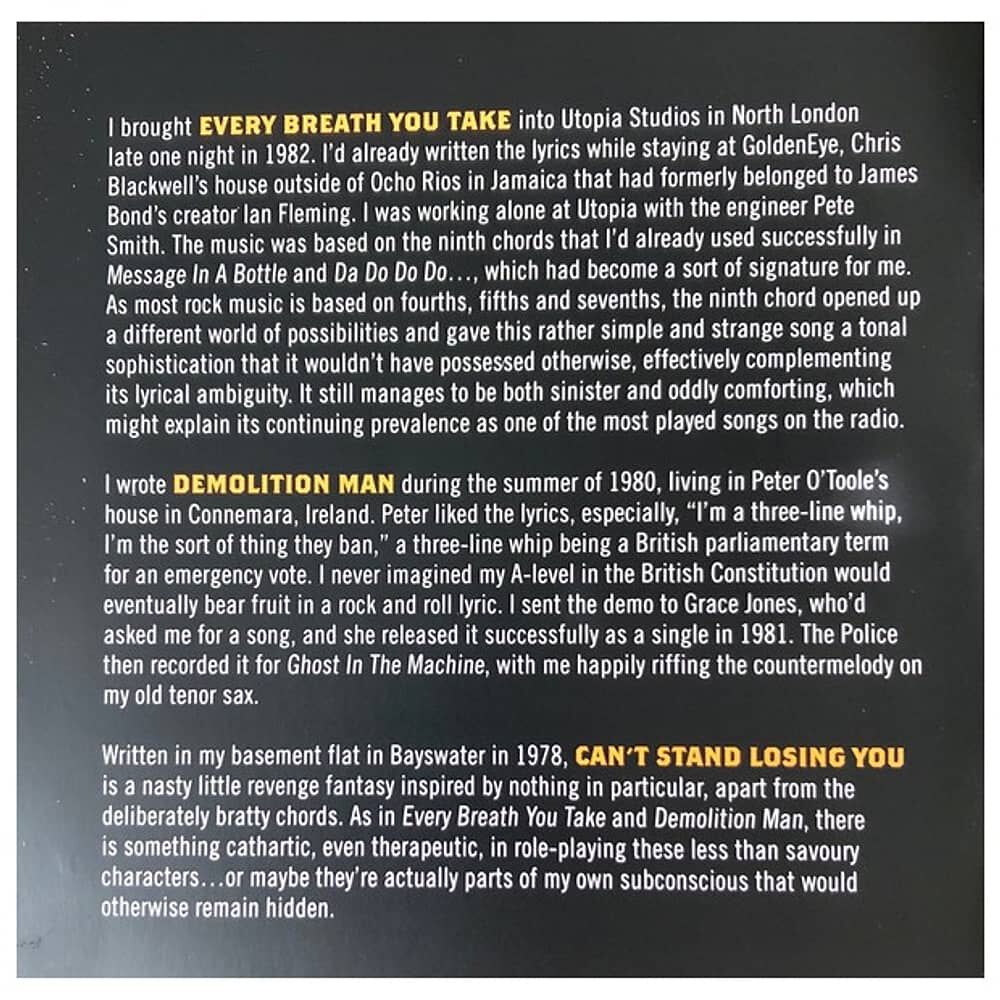 Sting - My Songs (digipack) | Cd image number 7.0