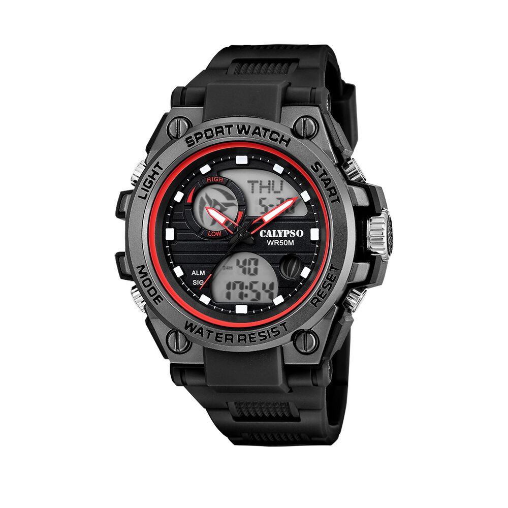 Reloj K5875/4 Calypso Negro Hombre Street Style image number 0.0