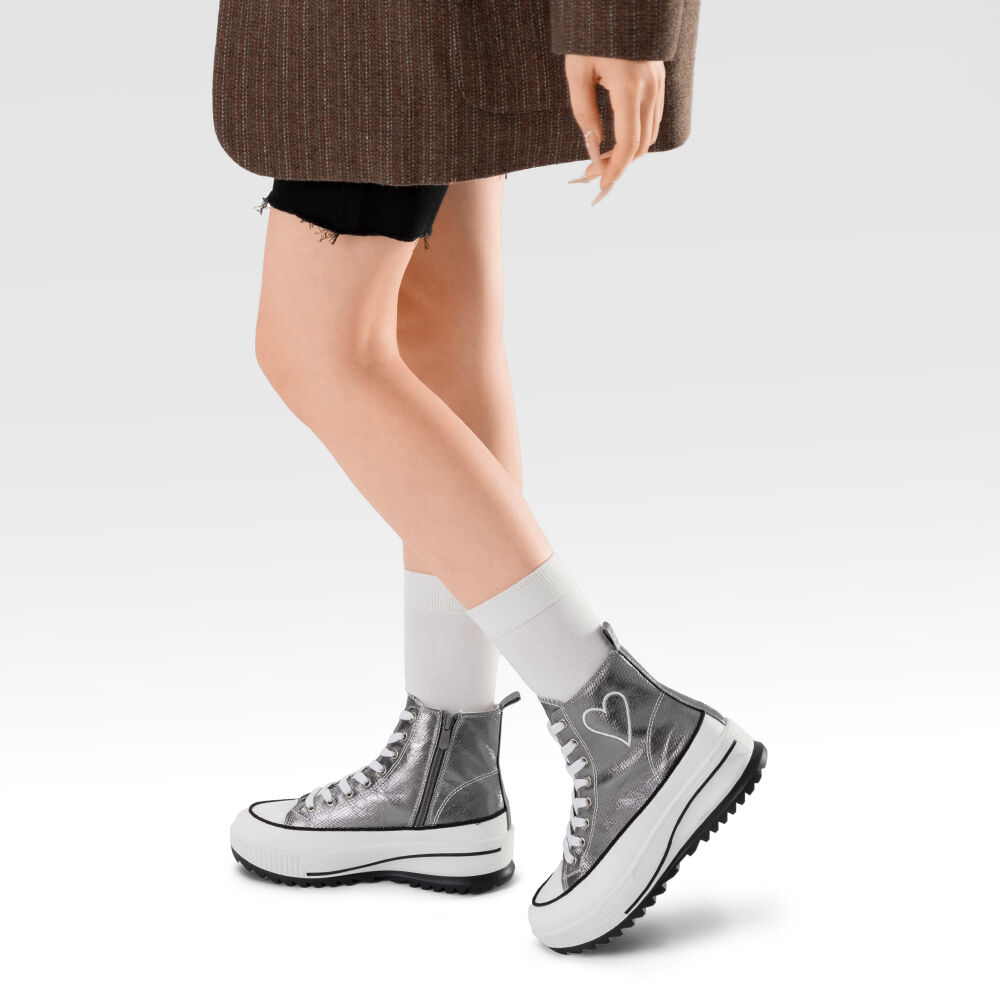 Zapatilla Casual Urbana Mujer Plataforma Clasico Weide Hx502 image number 2.0