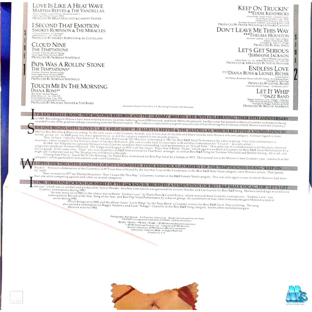 25 Years Of Grammy Greats - Grammy Greats | Vinilo Usado image number 1.0
