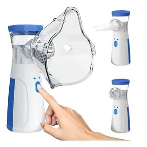 Nebulizador Port&aacute;til Usb 2 Mascarillas Ni&ntilde;o Adulto