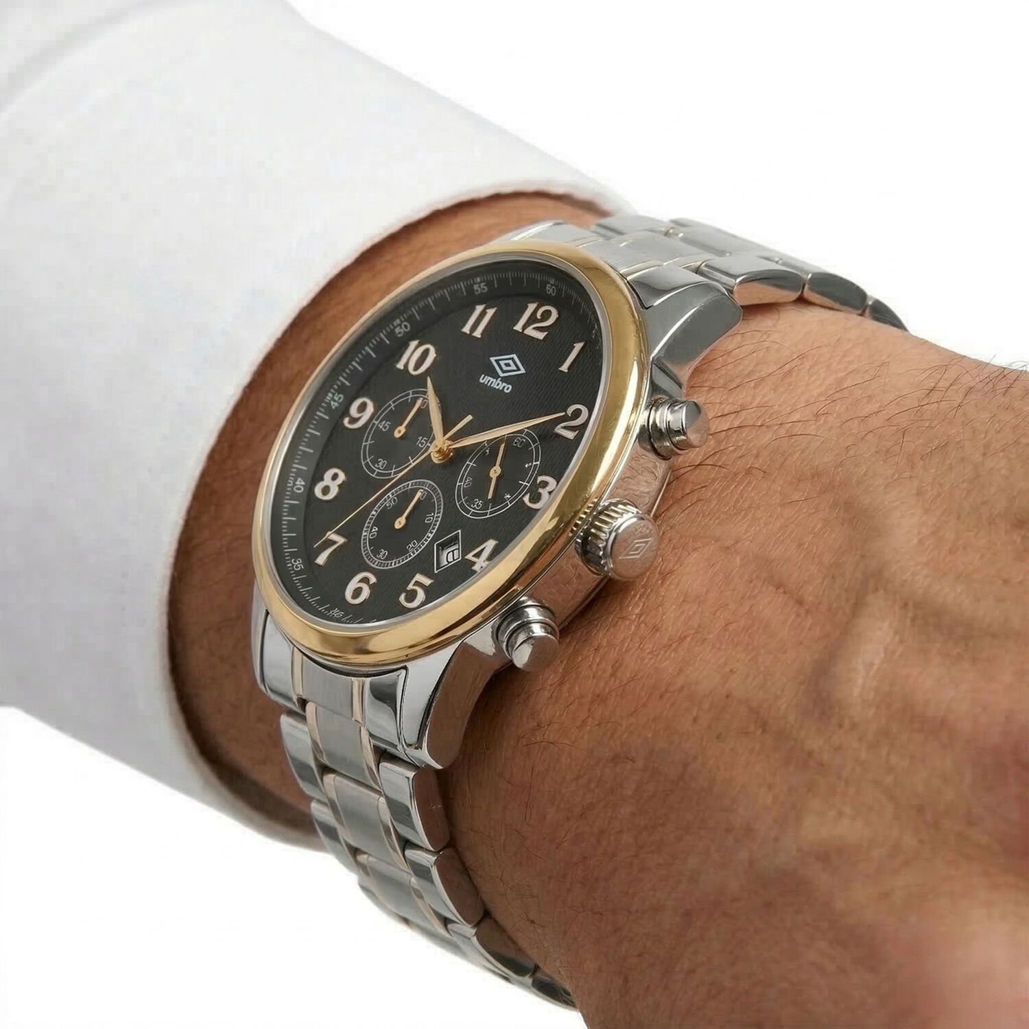 Reloj An&aacute;logo Hombre Umbro Plus Plateado Umbp-1500-167 image number 3.0