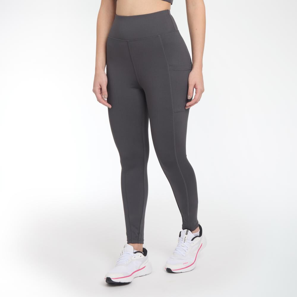 Calza Deportiva Larga Tiro Medio Mujer Wetland image number 2.0