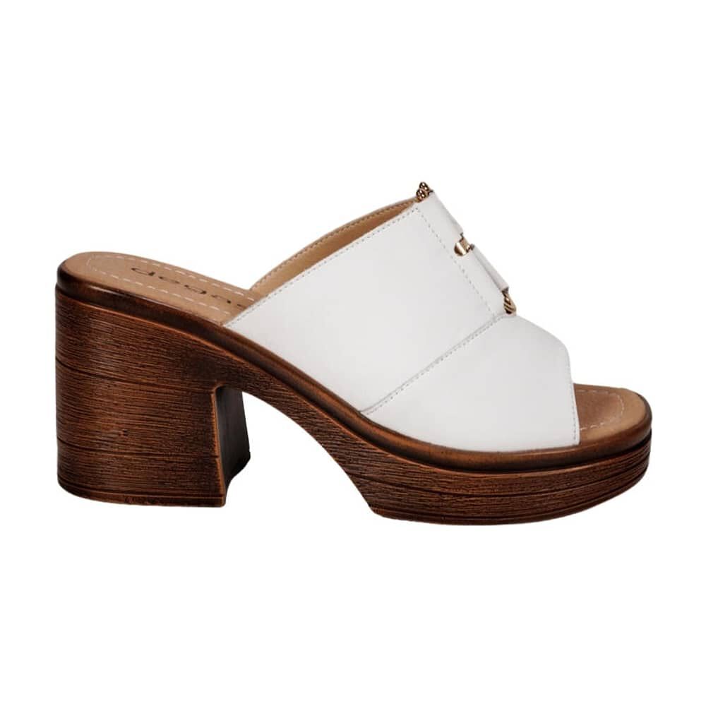 Sandalia Cuero Wilany Blanco image number 5.0