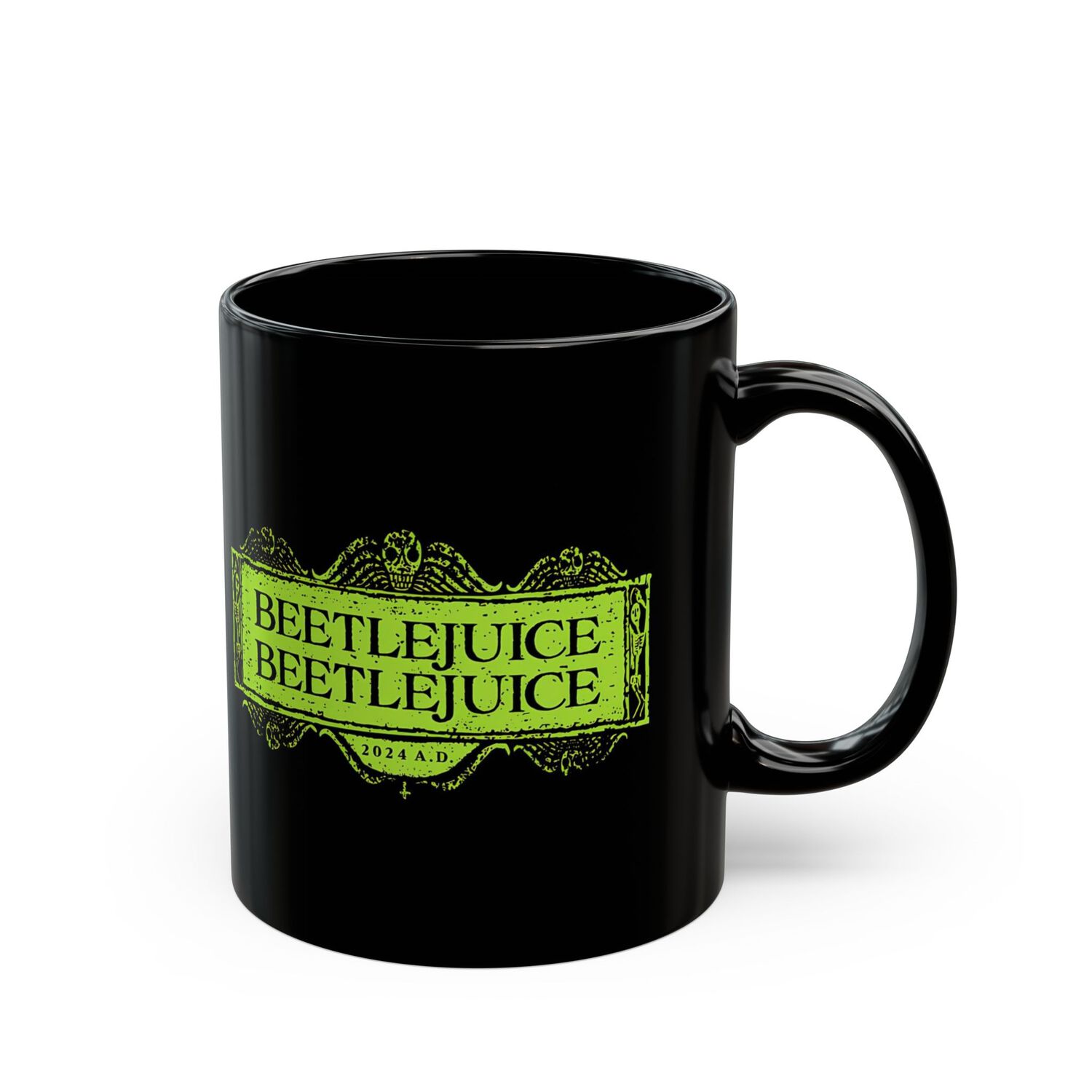 Taz&oacute;n Taza Premium Negro Beetlejuice 2024 A.d. 325ml image number 0.0