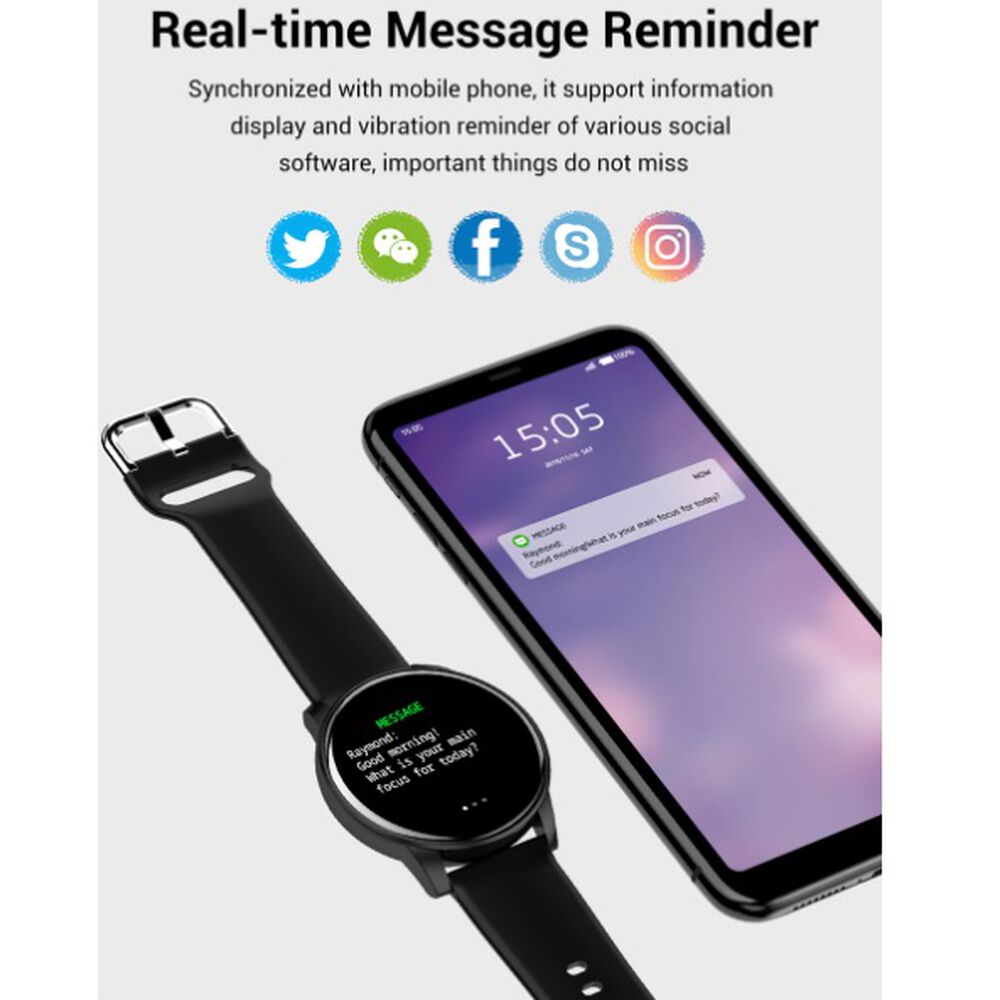 Reloj Inteligente Smartwatch Lige Deportivo Android E Ios Impermeable Bluetooth image number 1.0