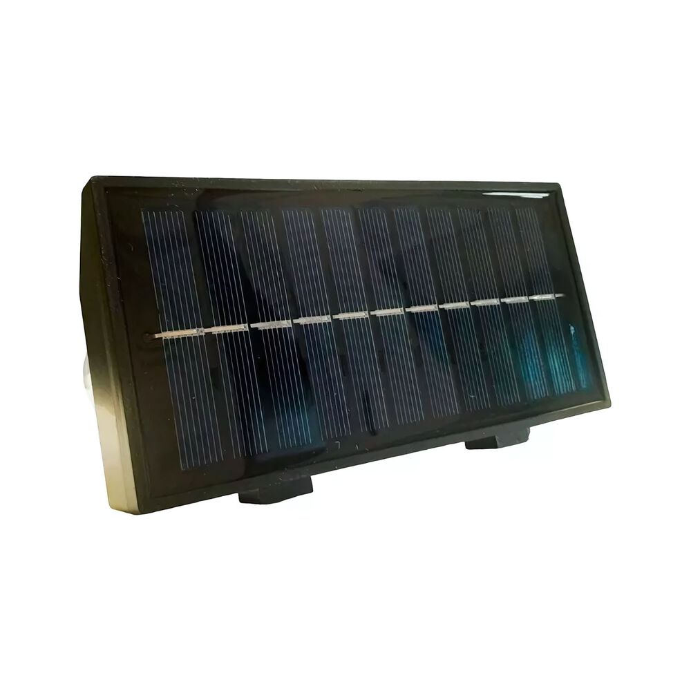 Lampara Bombillo Solar 3 Ampolletas Linterna Pared Luz Cálida image number 3.0