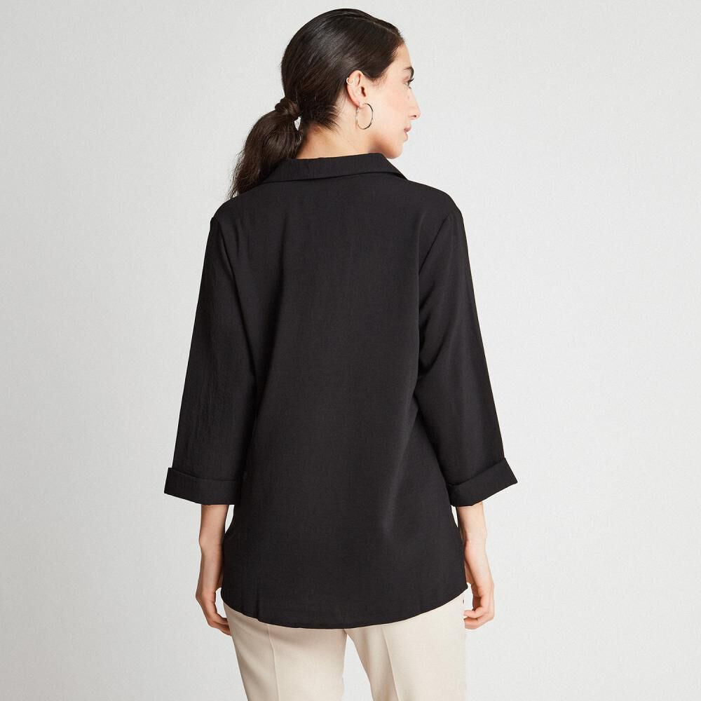 Blusa Manga 3/4 Cuello Mao Mujer Lorenzo Di Pontti image number 2.0