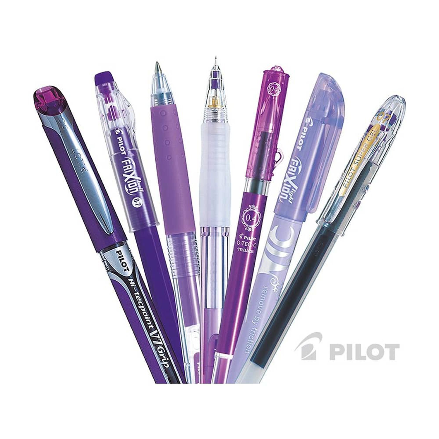 Set 7 L&aacute;pices Gel En Estuche Multiprop&oacute;sito Colores Variados image number 3.0