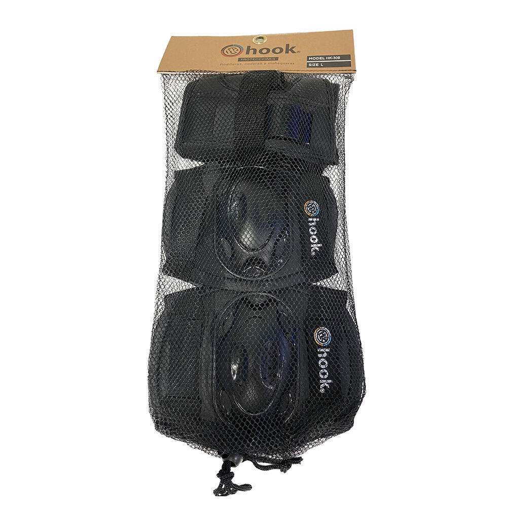 Set De Protecciones (rodilla-codo-muñeca) 309 Negra Talla M image number 2.0