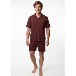 Pijama Hombre Verano 2 Piezas Algod&oacute;n Kayser 770824-bur