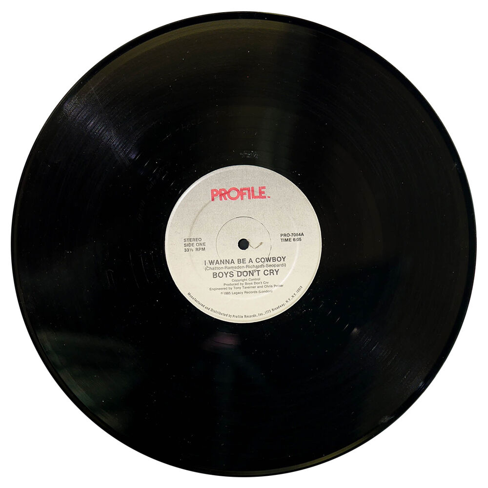 Boys Don't Cry - I Wanna Be A Cowboy | 12" Maxi Single Usado image number 2.0