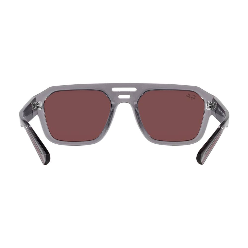 Lentes De Sol Corrigan Transparent Gray Espejados Bio-based Sustentable Ray-ban image number 6.0