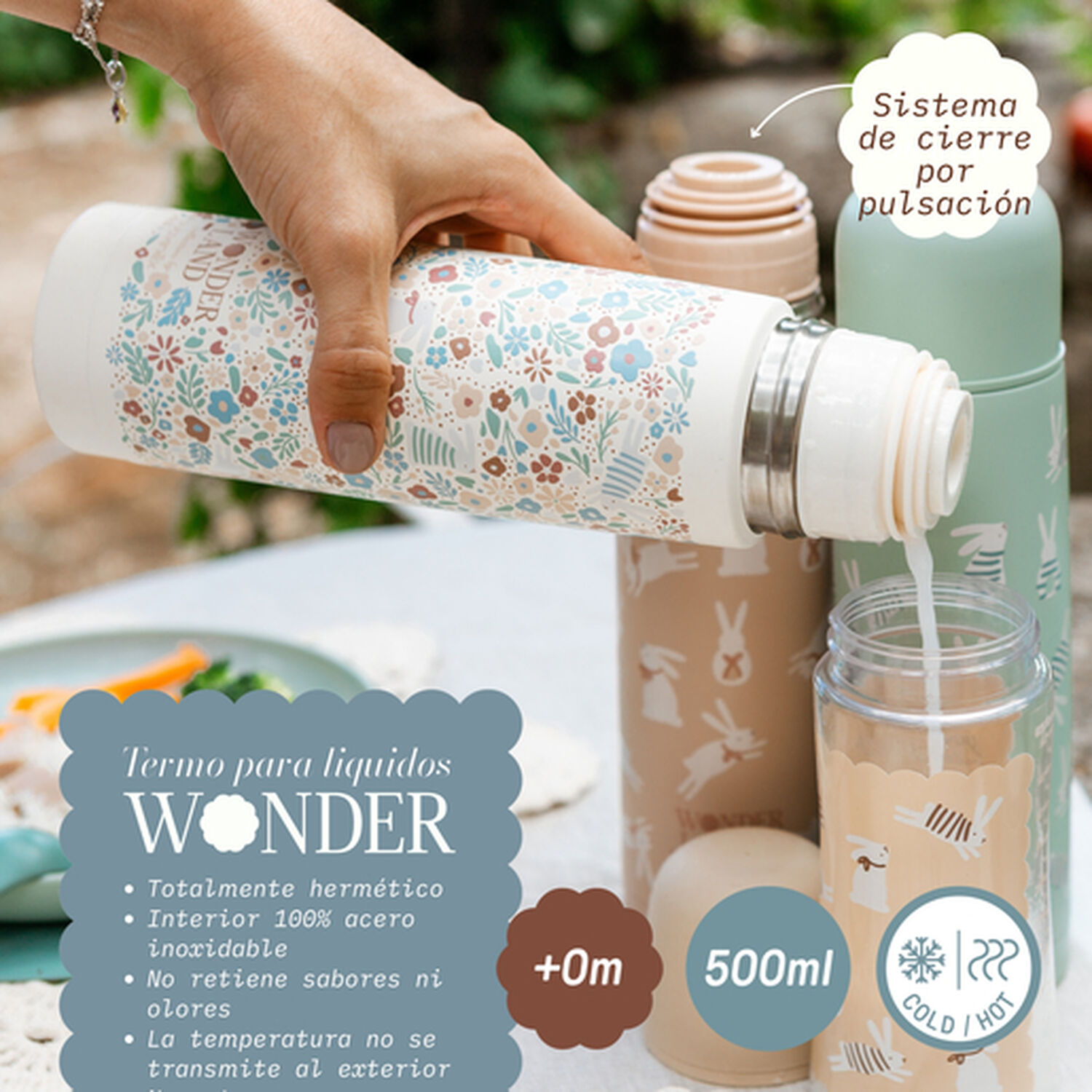Termo Para Liquidos Wonderland Verde image number 2.0
