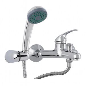 Llave Tina Ducha Monomando Cromada Acero/inox Hoffens