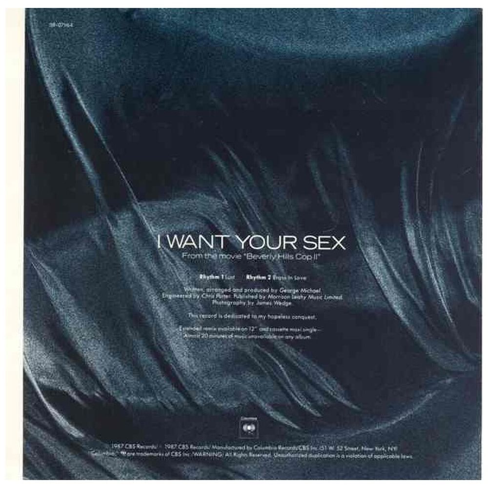 George Michael - I Want Your Sex | 7" Single Usado image number 1.0